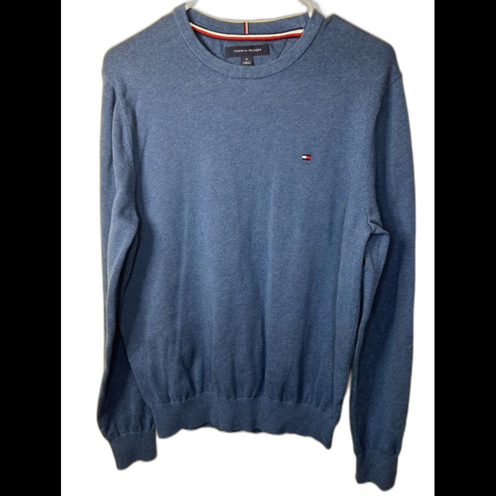 Tommy Hilfiger Men's MEDIUM Costal Vibes Crewneck Sweater - P2P 21”